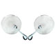 RETROVISEUR EXTERIEUR TYPE LUCAS "LISSE" (LA PAIRE) INOX (CONVEXE)
