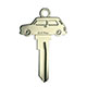 EBAUCHE DE CLEF SERIE "FS" (LOGO MINI) VIERGE