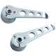 DOOR HANDLE POLISHED ALLOY DOOR OPENERS PAIR