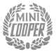 AUTOCOLLANT DE MALLE ET/OU AILE ARRIERE (COOPER) ARGENT