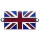 BADGE UNION JACK 52x30 (EMAILLE) A VISSER