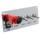 PORTE-INTERRUPTEURS BOUTON POUSSOIR + 4 INTERRUPTEURS (SANS TEMOIN)