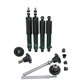 AMORTISSEUR MINI (RABAISSE) REGLABLE "SPAX" + HILO (NOIR)