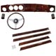 KIT INTERIEUR BOIS (3 COMPTEURS)+VOLANT BOIS MINI 1984-1996