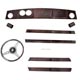 KIT INTERIEUR BOIS (2 COMPTEURS)+VOLANT BOIS MINI 1984-1996