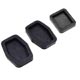  TAMPONS DE PEDALES MINI 1976-2000 (KIT) ADAPTABLE (NOIR)