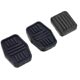  TAMPONS DE PEDALES MINI 1976-2000 (KIT) ADAPTABLE (NOIR)