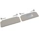 PARE SOLEIL MINI 1967-2000 (LA PAIRE) AVEC SUPPORTS (BLANC)