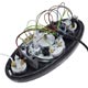  KIT TDB MINI CENTRAL 3 COMPTEURS (BOIS/RONCE DE NOYER) MAGNOLIA