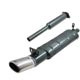 LIGNE D'ECHAPP MINI "MANIFLOW" CENTRALE (BOXTER) 44mm (CATALYSEUR) AVEC DET