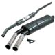 MANIFLOW EXHAUST 1-3/4" (44MM) TWIN SIDE EXIT (STD) ON LCB (+SILENCER)