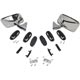 RETROVISEUR EXTERIEUR MINI/MGB/SPRIGET (CLASSIQUE) INOX (PAIRE)