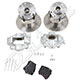 KIT DE CONVERSION FREIN MINI DISQUES/ETRIERS 75 (2 PISTONS) ALU
