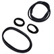 JOINT DE PARE-BRISE MINI + LUNETTE ARRIERE + JONCS NOIRS 1959-1991