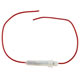 PORTE-FUSIBLE "EN LIGNE" FUSIBLE EN VERRE 30x5.5mm (ROUGE)