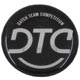 BADGE AUTOCOLLANT 27mm "DATCH TEAM COMPETITION" (NOIR/CHROME)