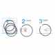 SEGMENTS SERIE-A 1275 "BASSE COMPRESSION" (+20)