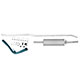 CENTER EXIT RC40 EXHAUST SYSTEM + MAGIC PIPE AND FITTING KIT(850-1000-1100)