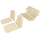 PACK DE HOUSSE DE SIEGE MINI "MONTE-CARLO" (CREME) 70-84 (FIXE)