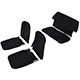 PACK DE HOUSSE DE SIEGE MINI "MONTE-CARLO" (NOIR) 70-92 (INCLINABLE)