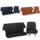 F AND R SEAT KIT CLOTH FIXED 70-84