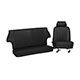 PACK DE HOUSSE DE SIEGE MINI 1970-1993 (REGLABLE+ APP TETE) NOIR