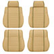 PACK DE HOUSSE DE SIEGE MINI 1993-1995 (BEIGE CLAIR/B.GREEN) CUIR