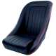 SEAT SXF BLACK VINYL WITH RED PIPING