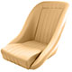 SIEGE BAQUET COBRA "CLASSIC" SANS APPUIE-TETE (TAN) SKAI