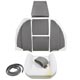 MOUSSE DE SIEGE TR6 1970-1973 (GRAND DOSSIER) ASSISE/DOSSIER