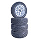 SUPERLITE 5X12 GRIS DEPORT NON POLI (YOKO A539 165/12) PAR 4