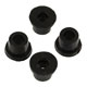 POLY LOWER ARM BUSH KIT - BLACK, SET OF 4 (LOWER ARMS)