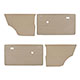 GARNITURE INTERIEURE MINI (CREME) PORTE + ARRIERE 1969-2000