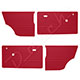 TRIM INTERIOR KIT RED 2 DOOR 2 REAR QUARTER LINERS TK3041M