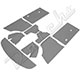 TRIM INTERIOR KIT MK3 GREY