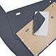  PACK GARNITURES INTERIEURES MINI (GRIS FONCE P2)  1973-2000 (8 COTES)
