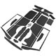 PACK GARNITURES INTERIEURES MINI BREAK 1962-1970 +TDB ROND