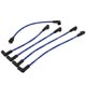 FAISCEAU D'ALLUMAGE SERIE-A/SERIE-B (STD) SILICONE (7mm) JAUNE