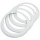 FLANS BLANCS POUR PNEUS 15"