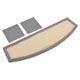 PLAGE ARRIERE MINI 1996-2000 (GRIS) MOQUETTE