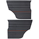 GARNITURES INTERIEURES MINI 1986-1996 NOIR/ROUGE (ARRIERE)