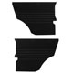 GARNITURE INTERIEURE MINI (NOIR)  INNOCENTI (ARRIERE) "VP HAUT" (LA PAIRE)