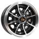 JANTE MINI DUNLOP 5x10 NOIR/GRIS