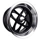 JANTE MINI MAMBA 7x13 NOIR (DEPORT POLI) JANTE SEULE