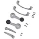 KIT D'ACCESSOIRES DE PORTE MINI 1969-2000 (CHROME) 6 PIECES