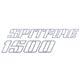 AUTOCOLLANT DE CAPOT "SPITFIRE 1500" (GRIS)