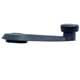 MINI WINDER HANDLE BLACK SPRING LOADED KNOB 1985 ON