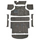 MOQUETTE MINI 1973-1996 "LUXE" GRIS (BOITE ROD CHANGE) NON THERMO