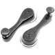 MANIVELLE DE VITRE MINI MGB SPRIGET TR7 JAGUAR ADO16 (BOIS NOIR)