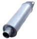 RACCORD CATALYSEUR/SILENCIEUX MINI 44mm "RC40" + SILENCIEUX INTERMEDIAIRE
